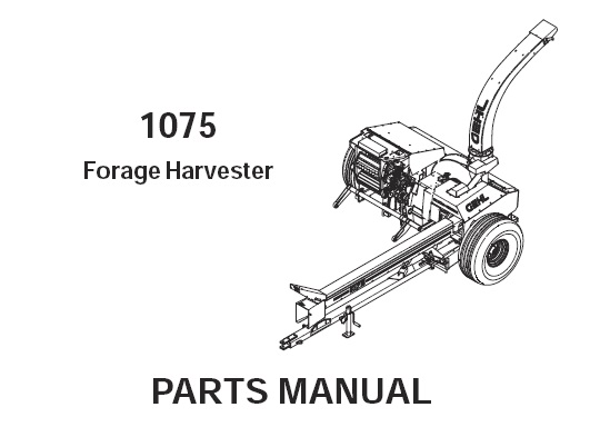 Gehl 1075 Forage Harvester Parts Manual – Service Manual Download