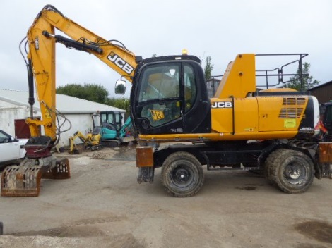 JCB JS145W , JS160W , JS20MH Wheeled Excavator Service Repair Manual.