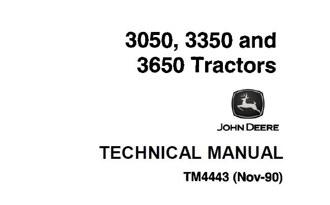 Werkstatthandbuch CD-Rom JOHN DEERE Traktor 3050 3350 3650 