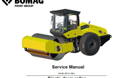 Bomag BW220 D-5 Single Drum Roller Service Manual