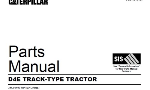 Caterpillar Cat D4E Track