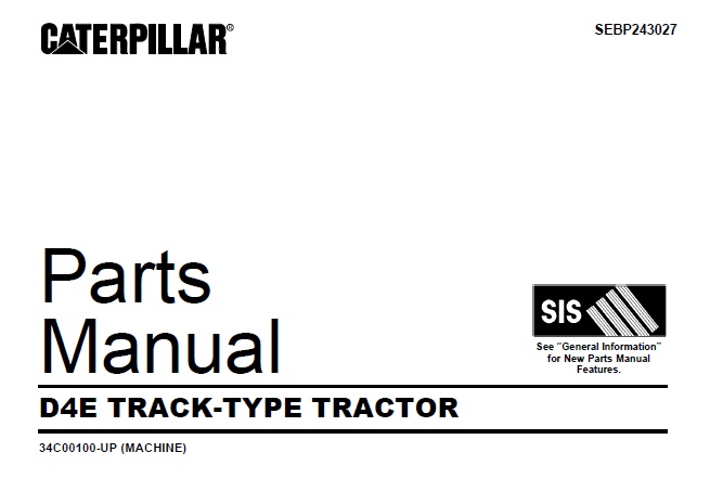 Caterpillar Cat D4E Track