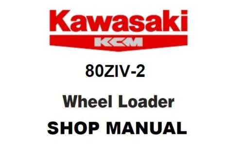 Kawasaki 80ZIV-2 Wheel Loader Service Repair Manual