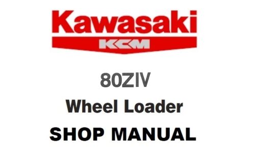 Kawasaki 80ZIV Wheel Loader Service Repair Manual