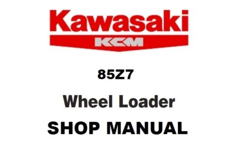 Kawasaki 85Z7 Wheel Loader Service Repair Manual
