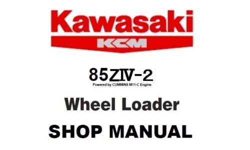 Kawasaki 85ZIV-2 Wheel Loader (M11-C) Service Repair Manual