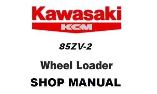 Kawasaki 85ZV-2 Wheel Loader Service Repair Manual