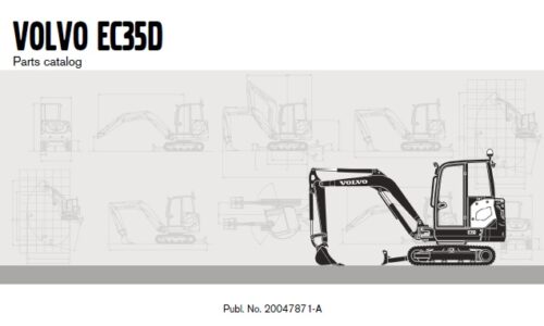 Volvo EC35D Crawler Excavator Parts Manual