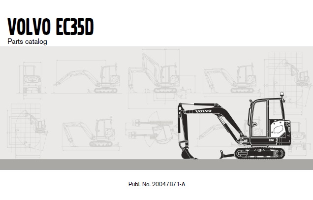 Volvo EC35D Crawler Excavator Parts Manual