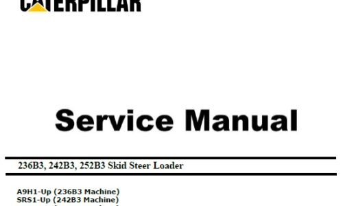 Cat 236B3, 242B3, 252B3 (A9H, SRS, TNK, C3.4) Service Manual