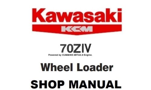 Kawasaki 70ZIV Wheel Loader Service Repair Manual