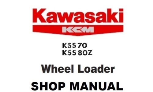 Kawasaki KSS70, KSS80Z Super Shovel Service Repair Manual