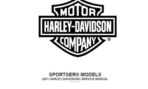 2021 Harley-Davidson Sportster Models Service Repair Manual