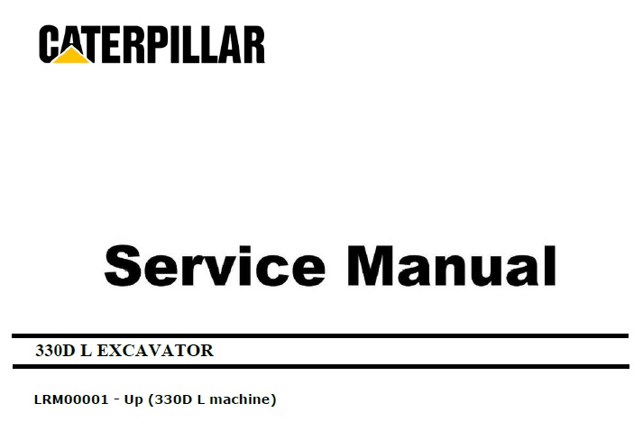 Caterpillar Cat 330D L (LRM, C9) Excavator Service Manual