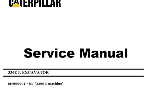 Caterpillar Cat 336E L (BMH, C9.3) Excavator Service Manual