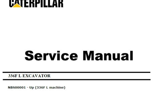 Caterpillar Cat 336F L (NBS, C9.3) Excavator Service Manual