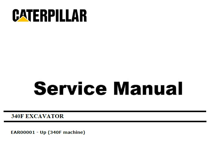 Caterpillar Cat 340F (EAR, C9.3) Excavator Service Manual