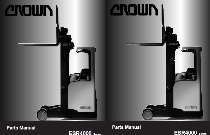 Crown ESR4000 Series Forklift Parts Manual