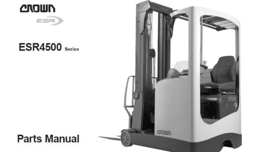 Crown ESR4500 Series Forklift Parts Manual