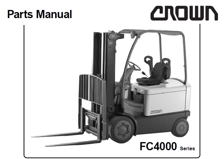 Crown FC4000 Series Forklift Parts Manual