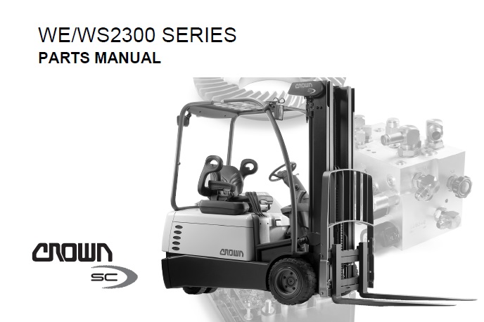 Crown SC3200 Series Forklift Parts Manual