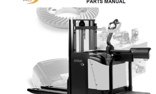 Crown WD2300 Series Forklift Parts Manual