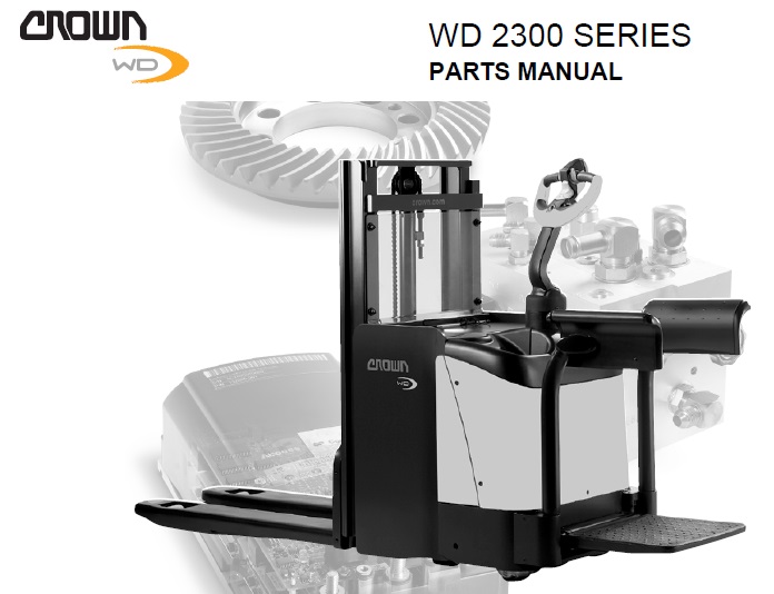 Crown WD2300 Series Forklift Parts Manual