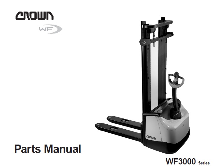 Crown WF3000 Series Forklift Parts Manual