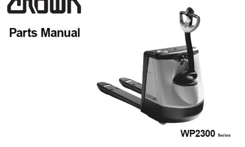 Crown WP2300 Series Forklift Parts Manual