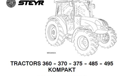 Steyr 360, 370, 375, 485, 495 KOMPAKT