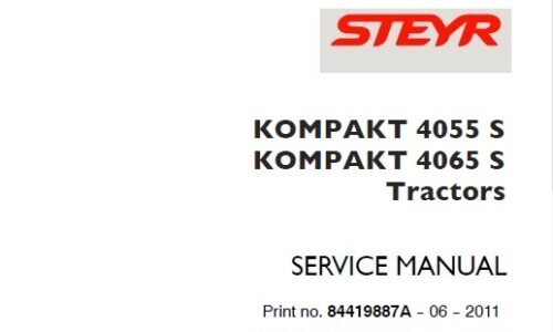 Steyr KOMPAKT 4055S, 4065S Tractors