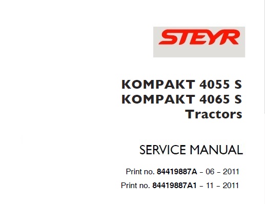 Steyr KOMPAKT 4055S, 4065S Tractors