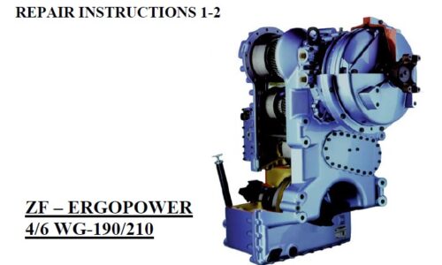 ZF 4, 6 WG-190, 210 Transmission Service Repair Manual