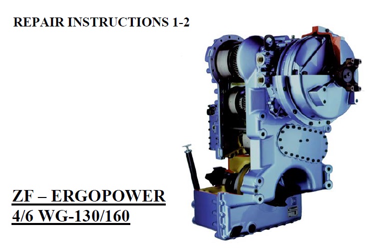 ZF 4 WG-130, 4 WG-160 & 6 WG-160 Transmission Repair Manual