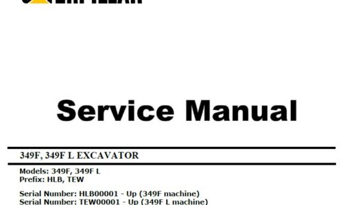 Caterpillar Cat 349F (HLB, TEW, C13 Engine)