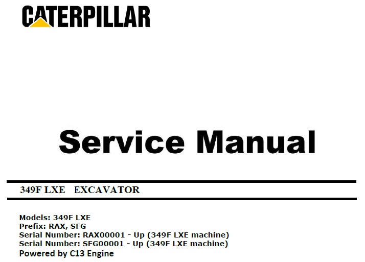 Caterpillar Cat 349F LXE (RAX, SFG