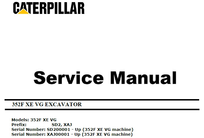 Caterpillar Cat 352F XE VG