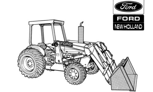 Ford 345C, 445C, 545C Tractor Loader Service Repair Manual