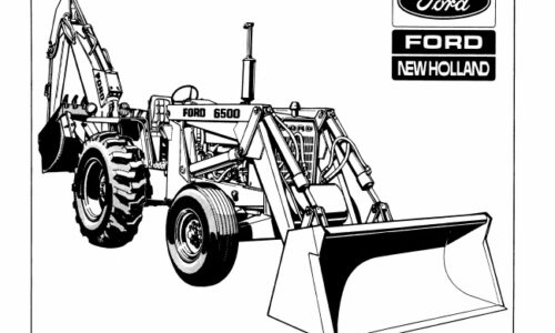 Ford 6500, 7500 Tractor Loader Backhoe Service Repair Manual