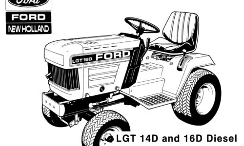 Ford LGT 14D, 16D Diesel Tractor Service Repair Manual