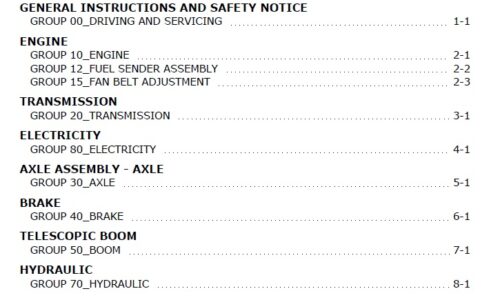 Manitou MT732, 932, MLT629, 730 Serie 1, A Repair Manual