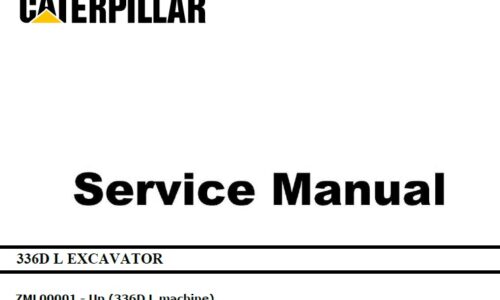 Caterpillar Cat 336D L (ZML, C9) Excavator Service Manual