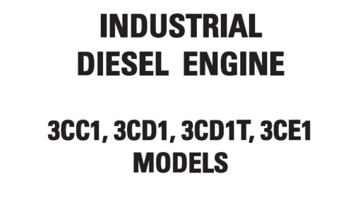 Isuzu 3CC1, 3CD1, 3CD1T, 3CE1 Diesel Engine Workshop Manual