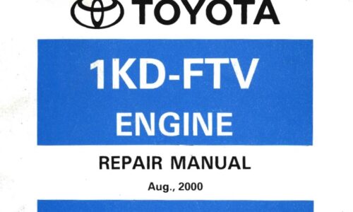 Toyota 1KD-FTV Engine Service Repair Manual