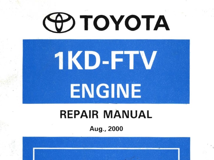 Toyota 1KD-FTV Engine Service Repair Manual