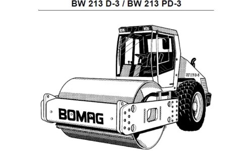 Bomag BW 213 D-3, BW 213 PD-3 Vibrator Roller Repair Manual