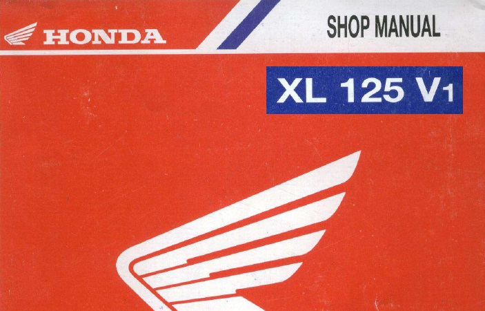2001 Honda XL125V Varadero Service Shop Manual