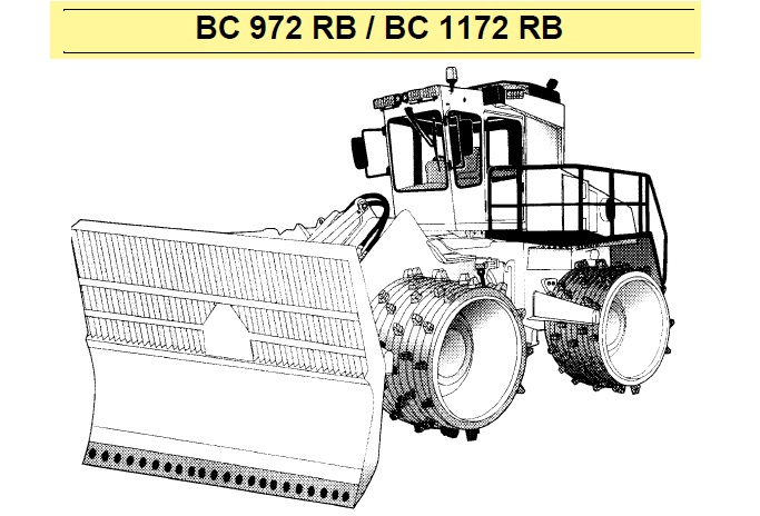 Bomag BC 972 RB, BC 1172 RS Sanitary Landfill Compactor Service Manual