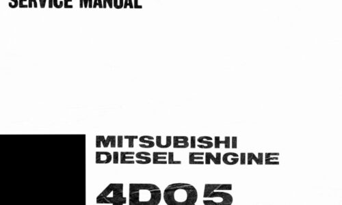 Mitsubishi 4DQ5 Diesel Service Repair Manual