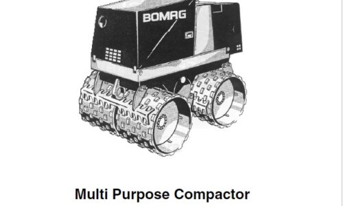 Bomag BMP 851 Multi Purpose Compactor Service Training Manual